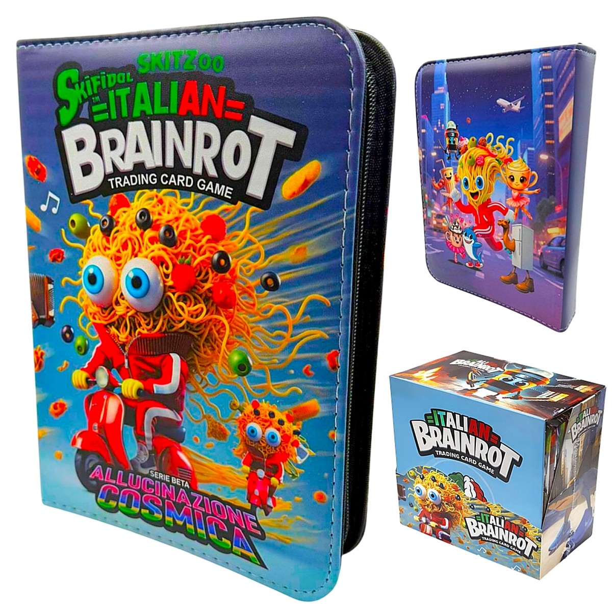 Album na 400 kart Brainrot + Mega Box 360 kart kolekcjonerskich TCG Zestaw - zdjecie produktu 1