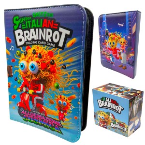 Album na 400 kart Brainrot + Mega Box 360 kart kolekcjonerskich TCG Zestaw - zdjecie produktu 1