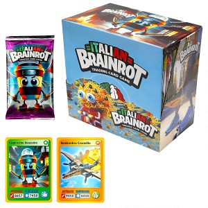 Album na 400 kart Brainrot + Mega Box 360 kart kolekcjonerskich TCG Zestaw - zdjecie produktu 2