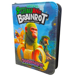 Album na 400 kart Brainrot + Mega Box 360 kart kolekcjonerskich TCG Zestaw - zdjecie produktu 5