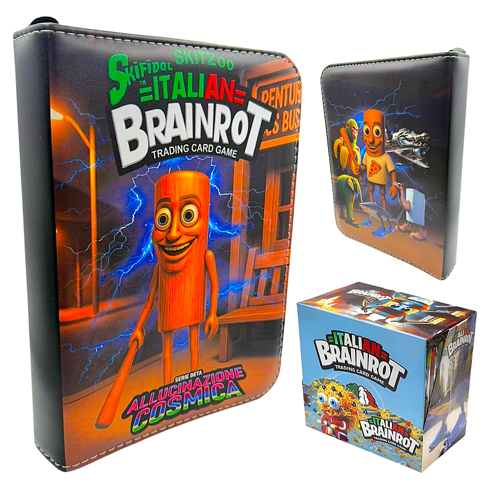 Album na 400 kart Brainrot + Mega Box 360 kart kolekcjonerskich TCG Zestaw - zdjecie produktu 1