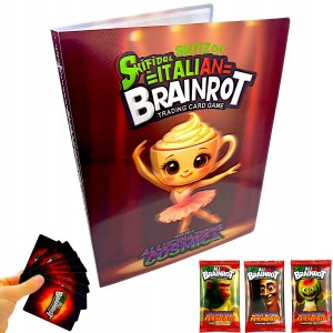 Album Brainrot na 432 karty + 30 kart Skifidol Italian TCG - zdjecie prezentacyjne produktu - ujecie 1
