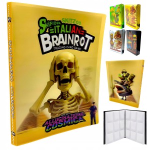 Album Brainrot na 432 karty + 55 kart kolekcjonerskich TCG - packshot produktu na bialym tle - ujecie 1