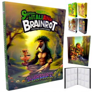 Album Brainrot na 432 karty + 55 kart kolekcjonerskich TCG - packshot produktu na bialym tle - ujecie 1