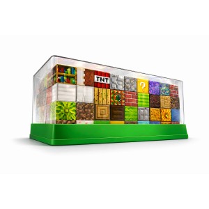 Klocki magnetyczne LED 108 elementów + 4 figurki i akcesoria - packshot produktu na białym tle - ujęcie 3