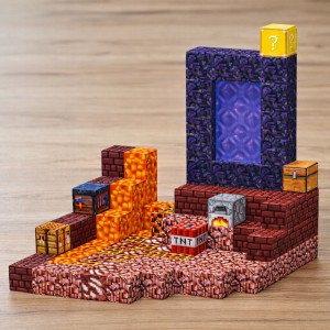 Klocki magnetyczne 3D 133 elementy + 2 figurki - zdjęcie prezentacyjne produktu - ujęcie 6
