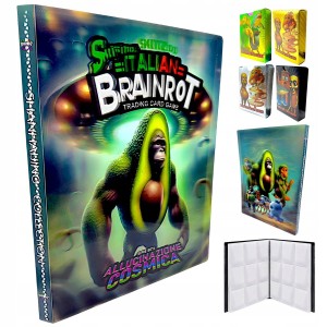 Album Brainrot na 432 karty + 55 kart kolekcjonerskich TCG - packshot produktu na białym tle - ujęcie 1