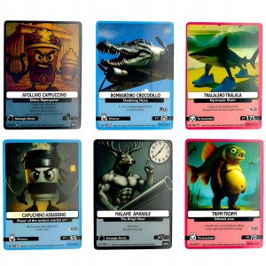 Album Brainrot na 432 karty + 30 kart Skifidol Italian TCG - packshot produktu na białym tle - ujęcie 4