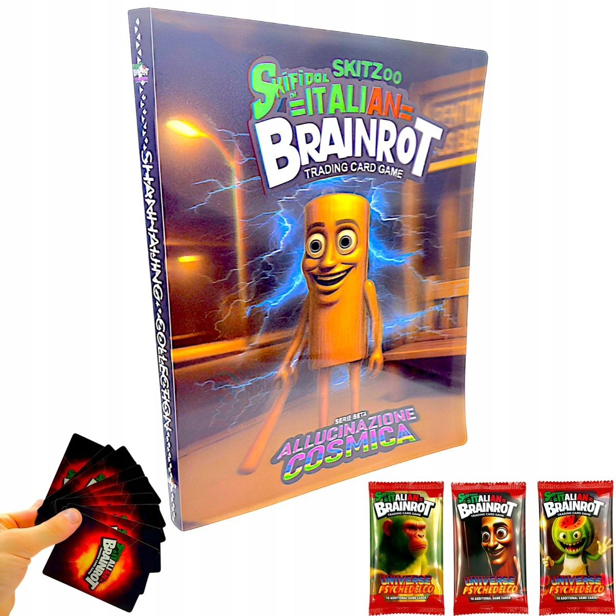 Album Brainrot na 432 karty + 30 kart Skifidol Italian TCG - zdjęcie prezentacyjne produktu - ujęcie 1