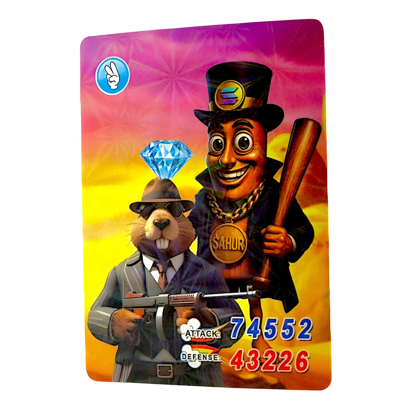 Album Brainrot na 432 karty + 8 kart kolekcjonerskich TCG - packshot produktu na białym tle - ujęcie 4
