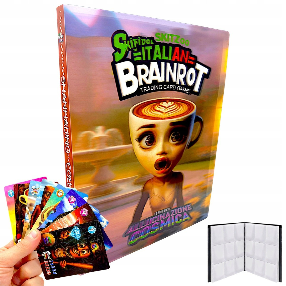 Album Brainrot na 432 karty + 8 kart kolekcjonerskich TCG - zdjęcie prezentacyjne produktu - ujęcie 1
