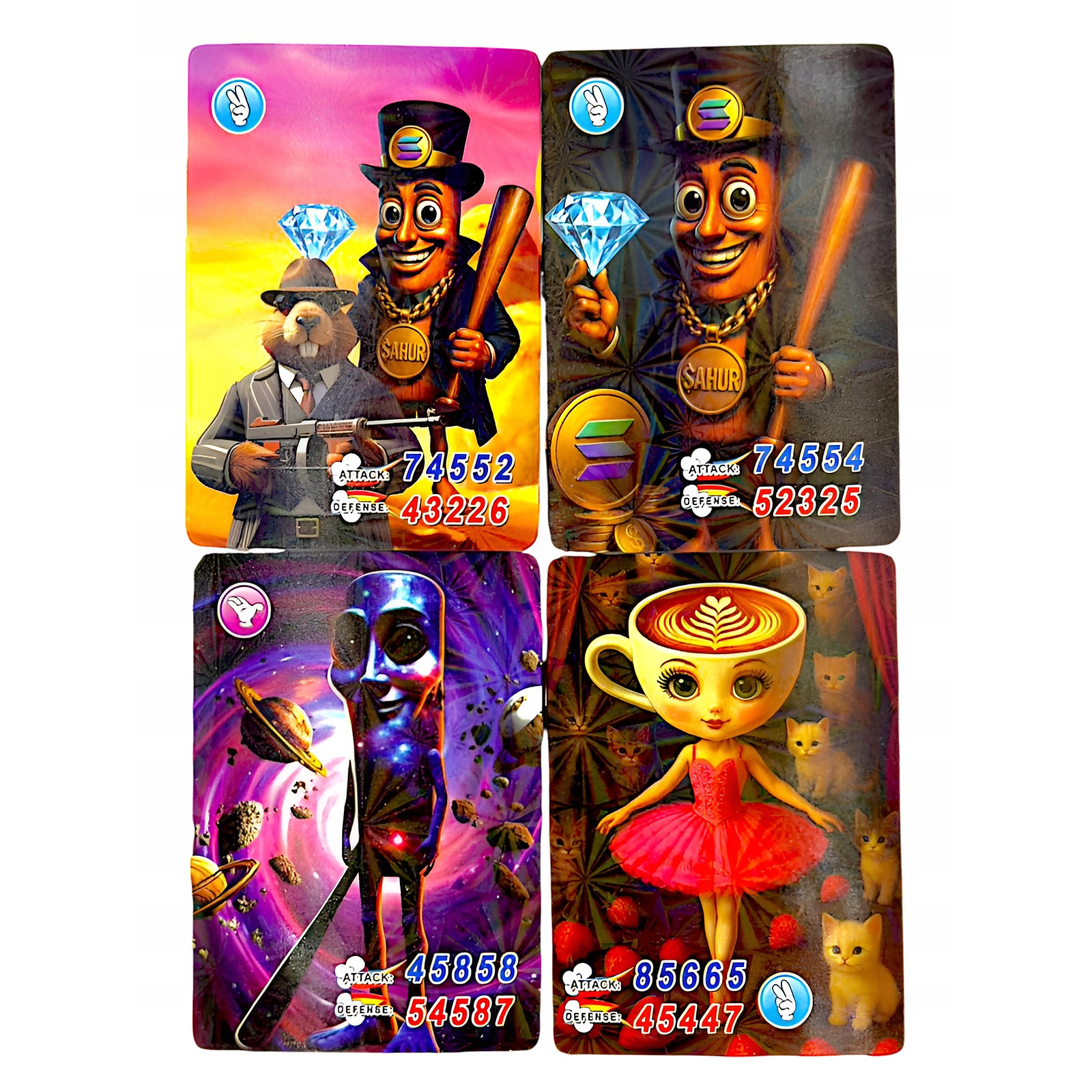Album Brainrot na 432 karty + 8 kart kolekcjonerskich TCG - packshot produktu na białym tle - ujęcie 2