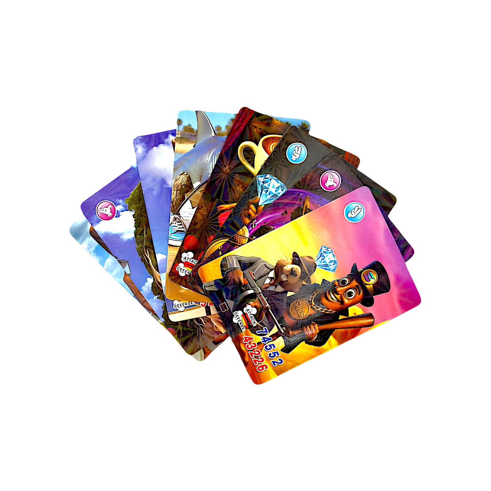 Album Brainrot na 432 karty + 8 kart kolekcjonerskich TCG - packshot produktu na białym tle - ujęcie 7