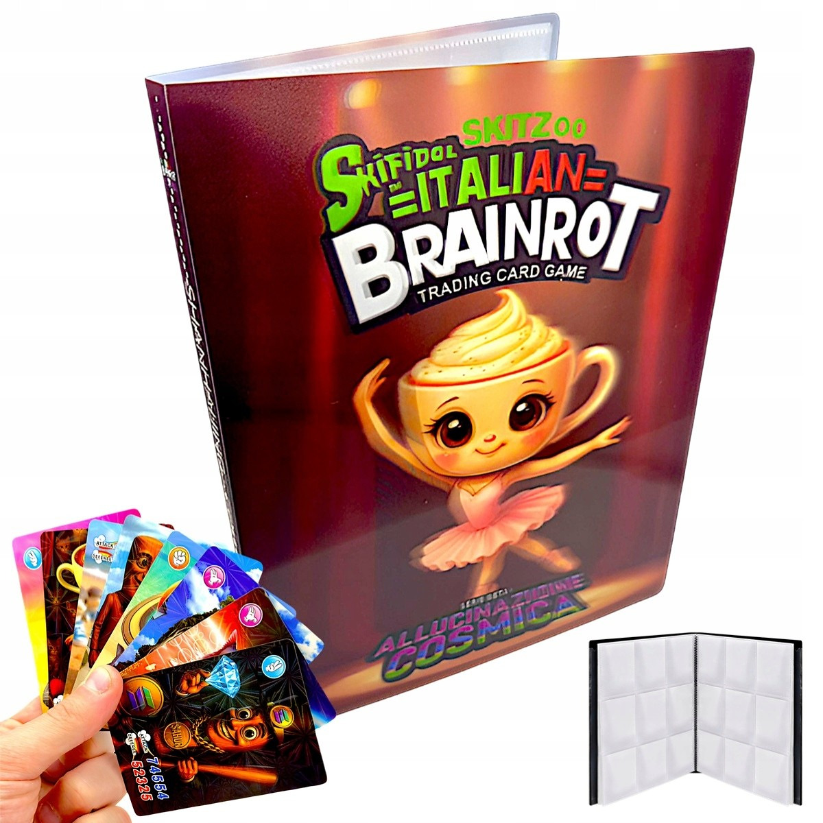 Album Brainrot na 432 karty + 8 kart kolekcjonerskich TCG - zdjęcie prezentacyjne produktu - ujęcie 1