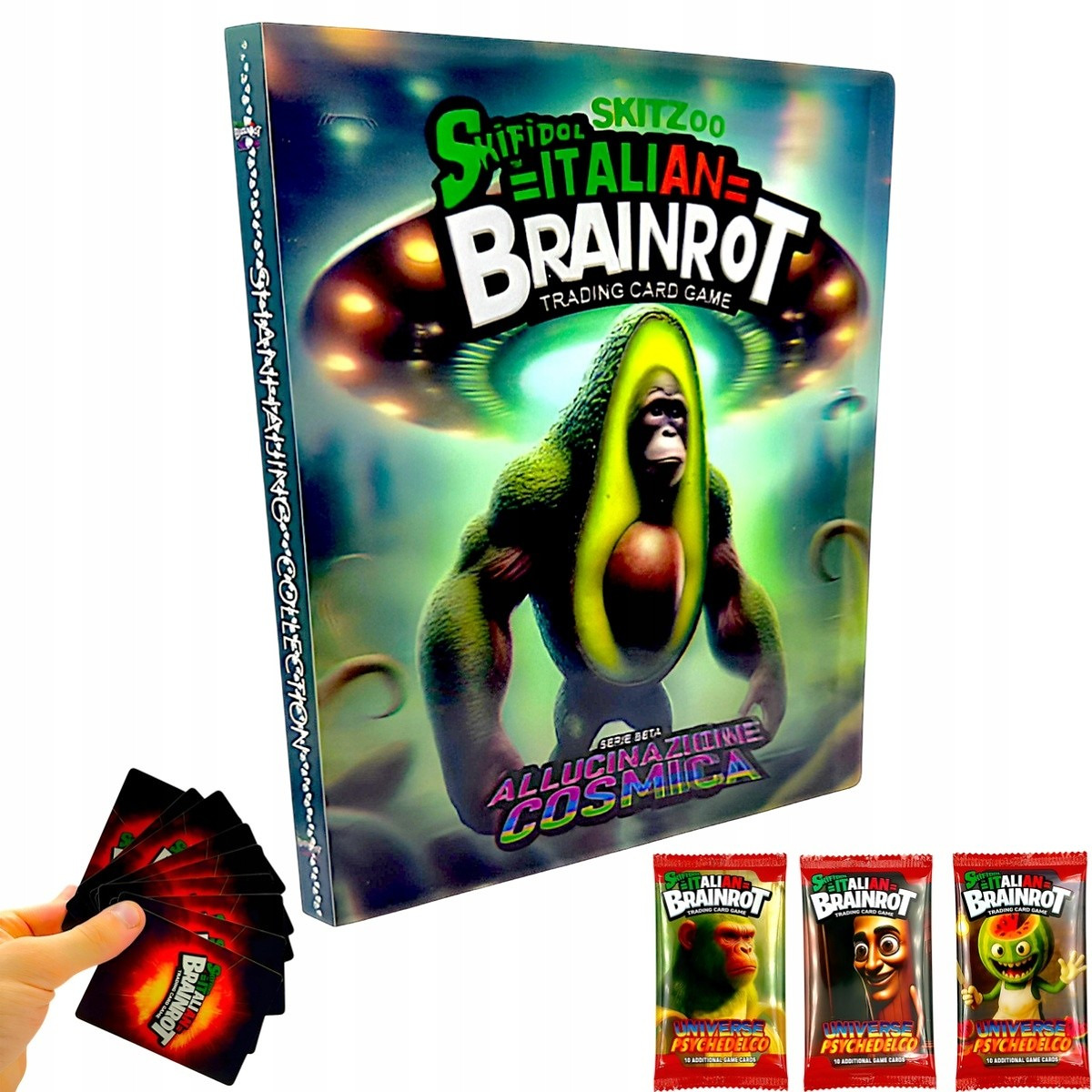 Album Brainrot na 432 karty + 30 kart Skifidol Italian TCG - zdjęcie prezentacyjne produktu - ujęcie 1