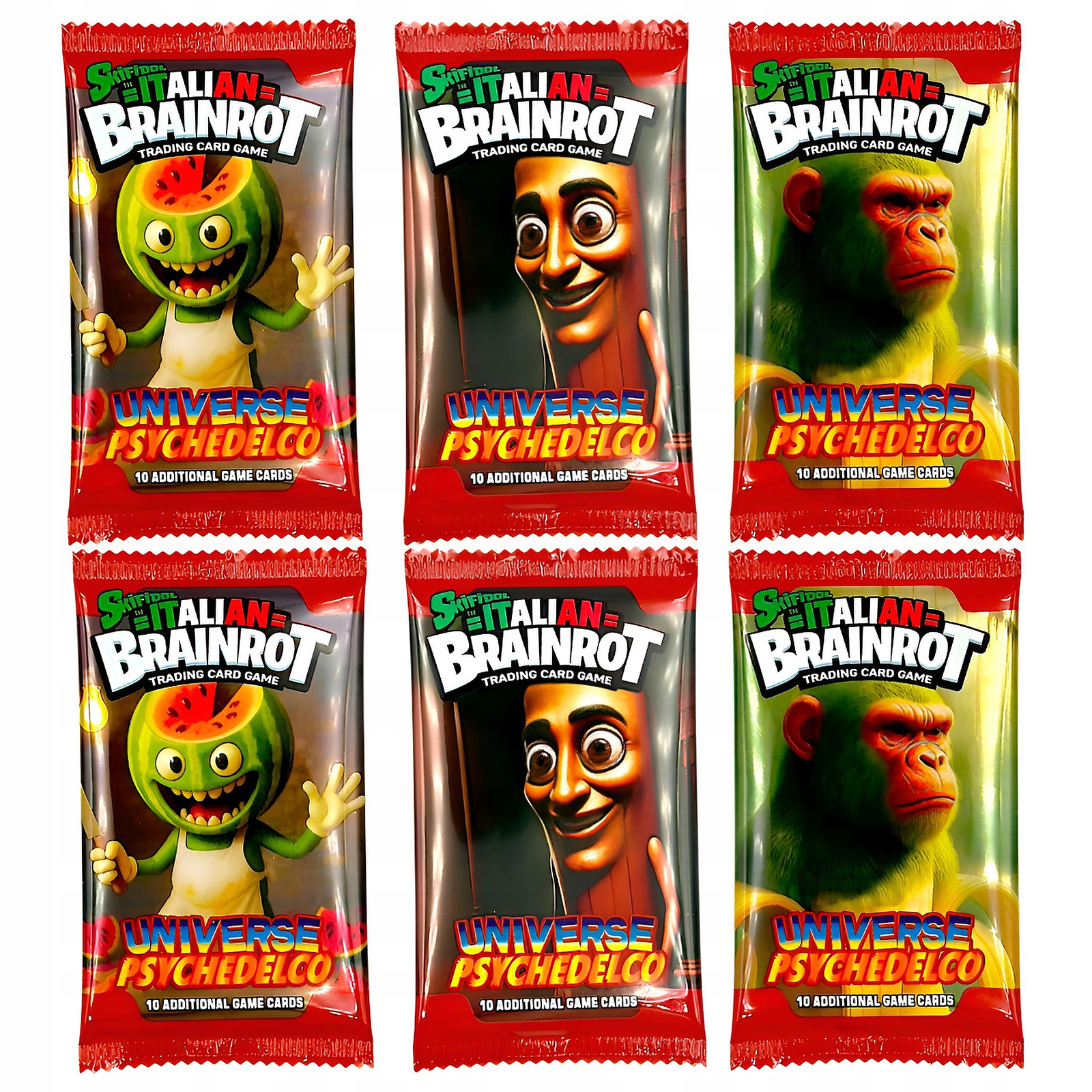 Album Brainrot na 432 karty + 30 kart Skifidol Italian TCG - packshot produktu na białym tle - ujęcie 2