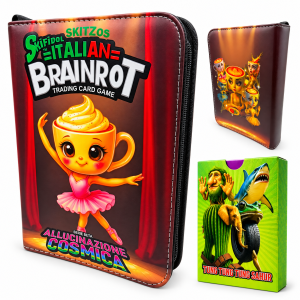 Album na 400 kart Brainrot + 55 kart kolekcjonerskich TCG - zdjęcie 1