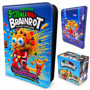 Album na 400 Kart Brainrot + Mega Box 288 Kart Kolekcjonerskich TCG Zestaw - zdjęcie 2