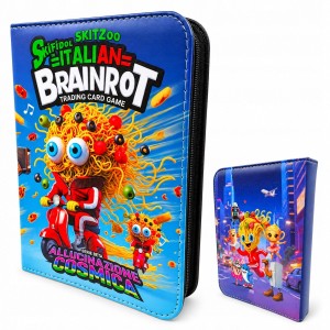 Album na 400 Kart Brainrot + Mega Box 288 Kart Kolekcjonerskich TCG Zestaw - zdjęcie 4