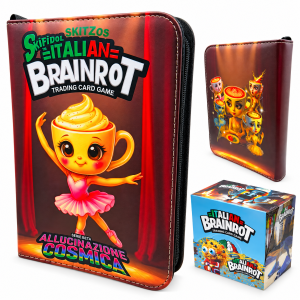 Album na 400 Kart Brainrot + Mega Box 288 Kart Kolekcjonerskich TCG Zestaw - zdjęcie 1
