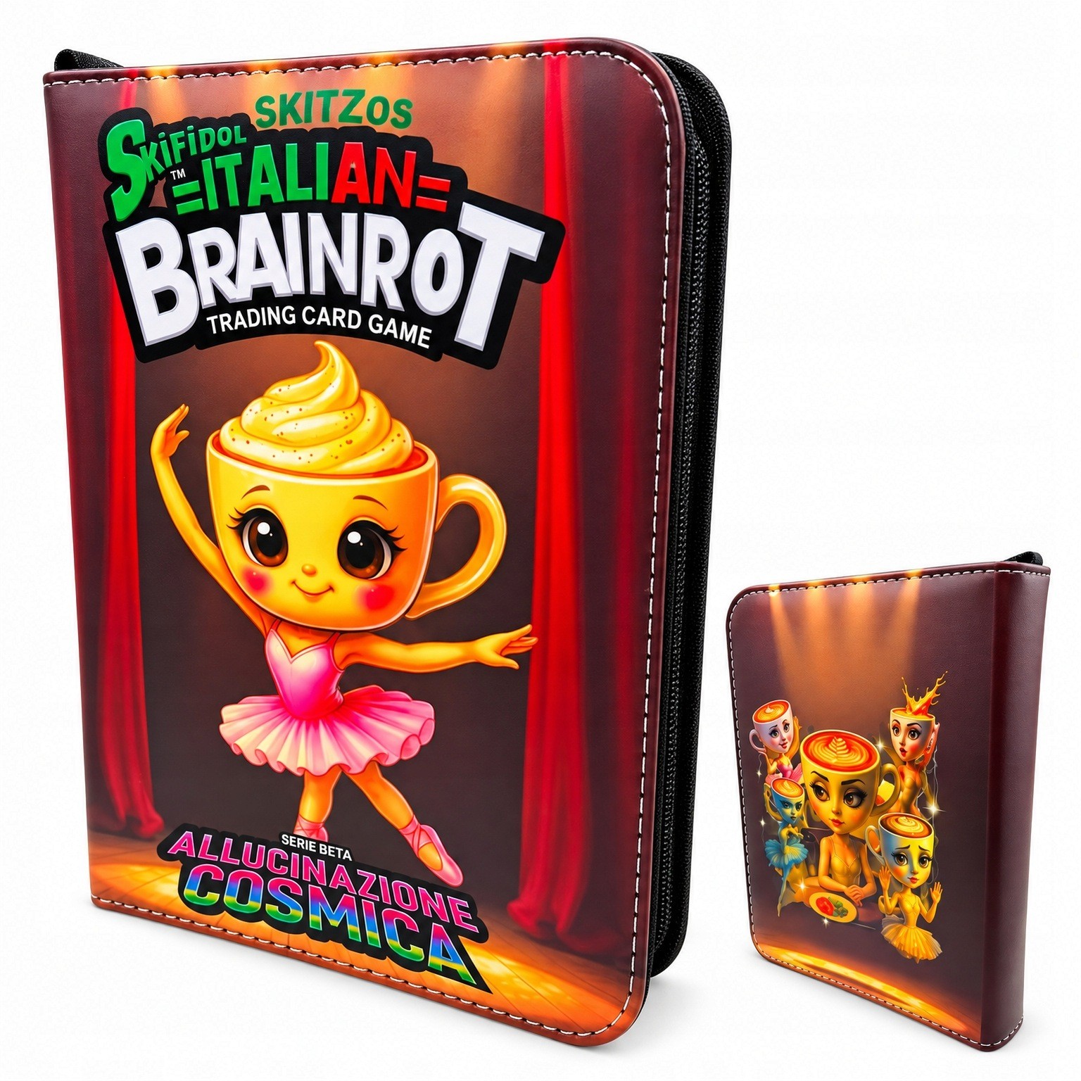 Album na 400 Kart Brainrot + Mega Box 288 Kart Kolekcjonerskich TCG Zestaw - zdjęcie 3