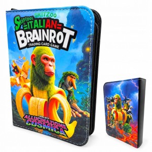 Album na 400 Kart Brainrot + Mega Box 288 Kart Kolekcjonerskich TCG Zestaw - zdjęcie 4