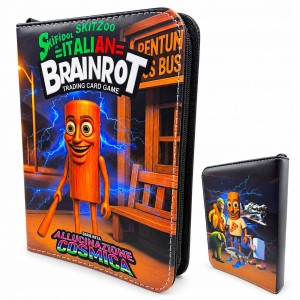 Album na 400 Kart Brainrot + Mega Box 288 Kart Kolekcjonerskich TCG Zestaw - zdjęcie 4