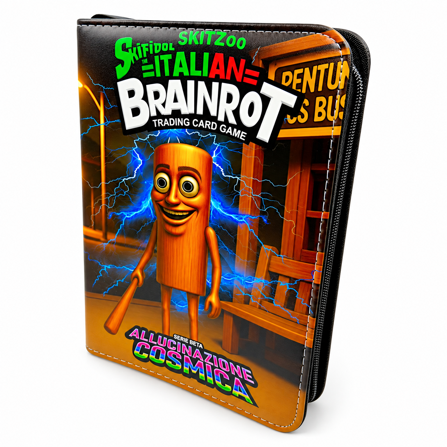 Album na 400 Kart Brainrot + 60 Kart Kolekcjonerskich Skifidol Italian TCG - zdjęcie 3