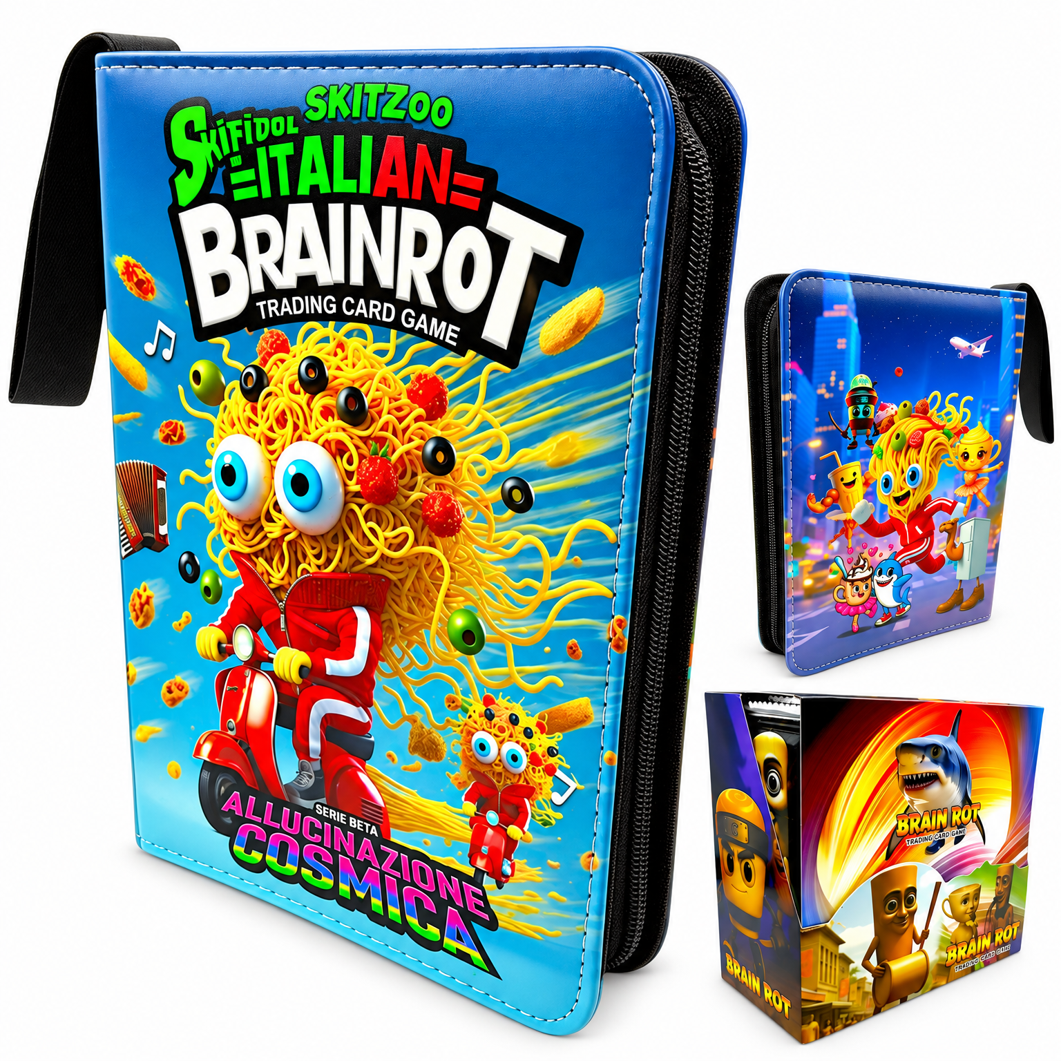 Album na 400 Kart Brainrot + Mega Box 288 Kart Kolekcjonerskich TCG Zestaw - zdjęcie 1