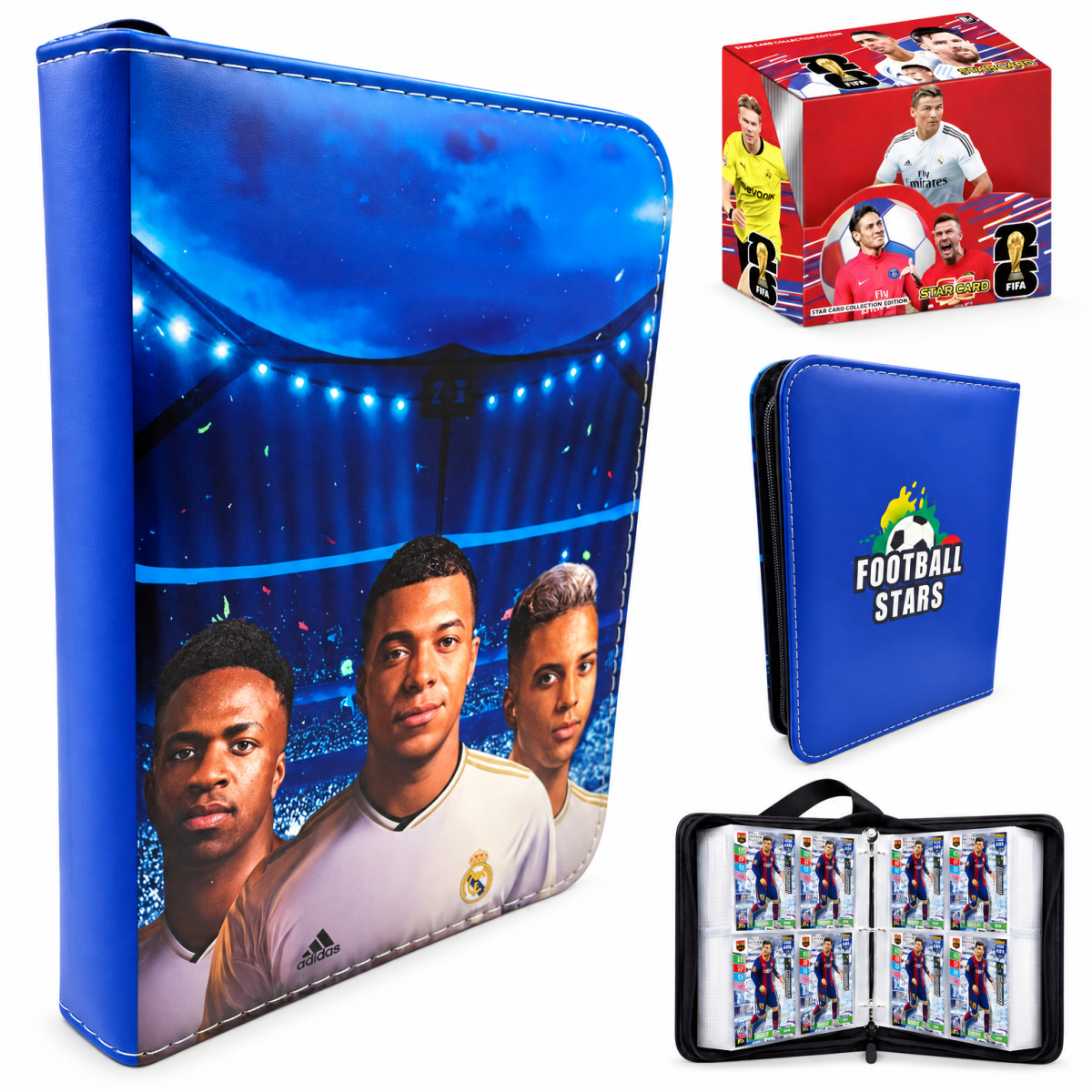Album XXL na 400 Kart Piłkarskich + Mega Box 288 Kart Kolekcjonerskich FIFA - zdjęcie 2