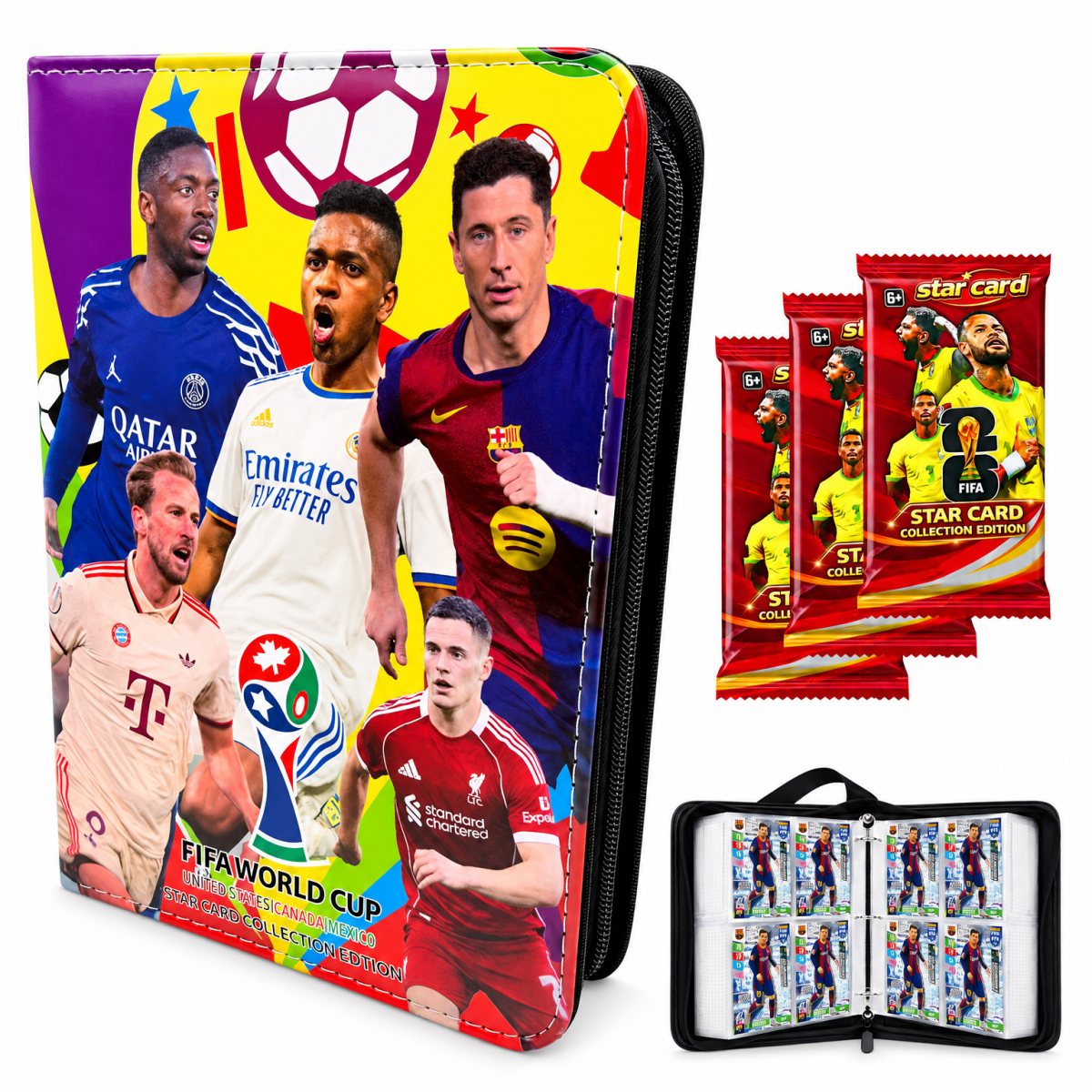 Album XXL na 400 Kart Piłkarskich + 96 Kart FIFA Kolekcjonerskich - zdjęcie 1