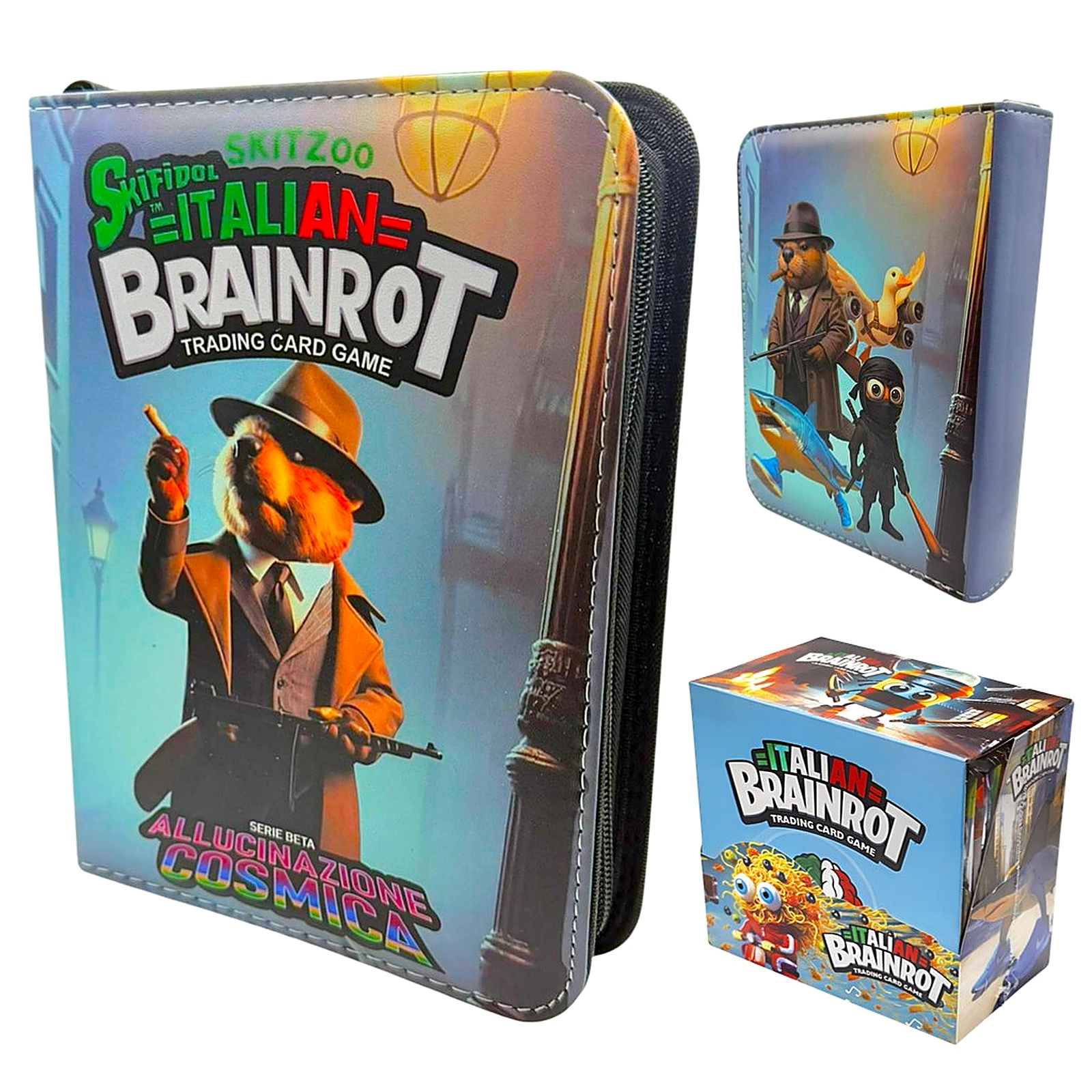 Album Brainrot na 400 kart + Mega Box 360 kart TCG