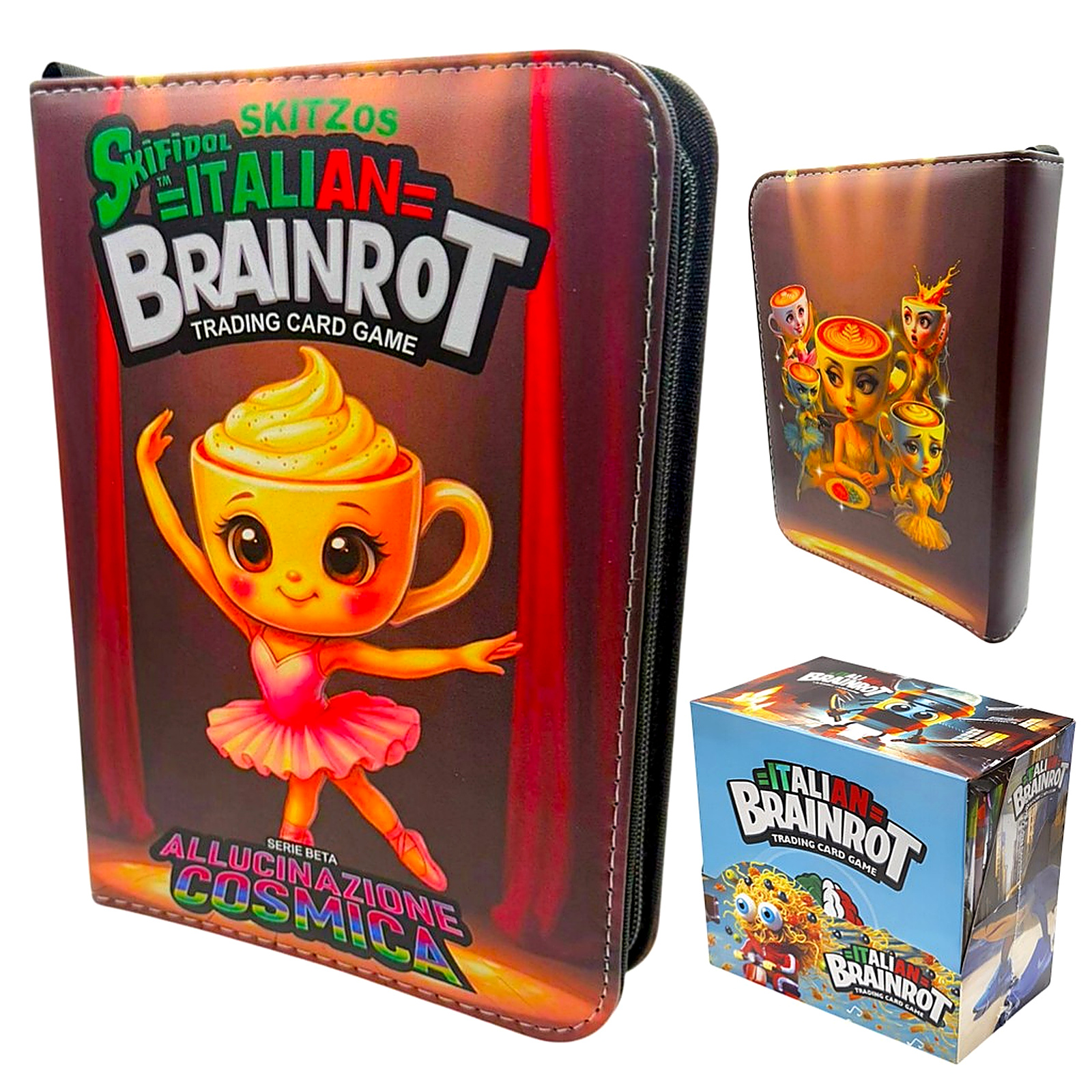 Album Brainrot na 400 kart + Mega Box 360 kart TCG