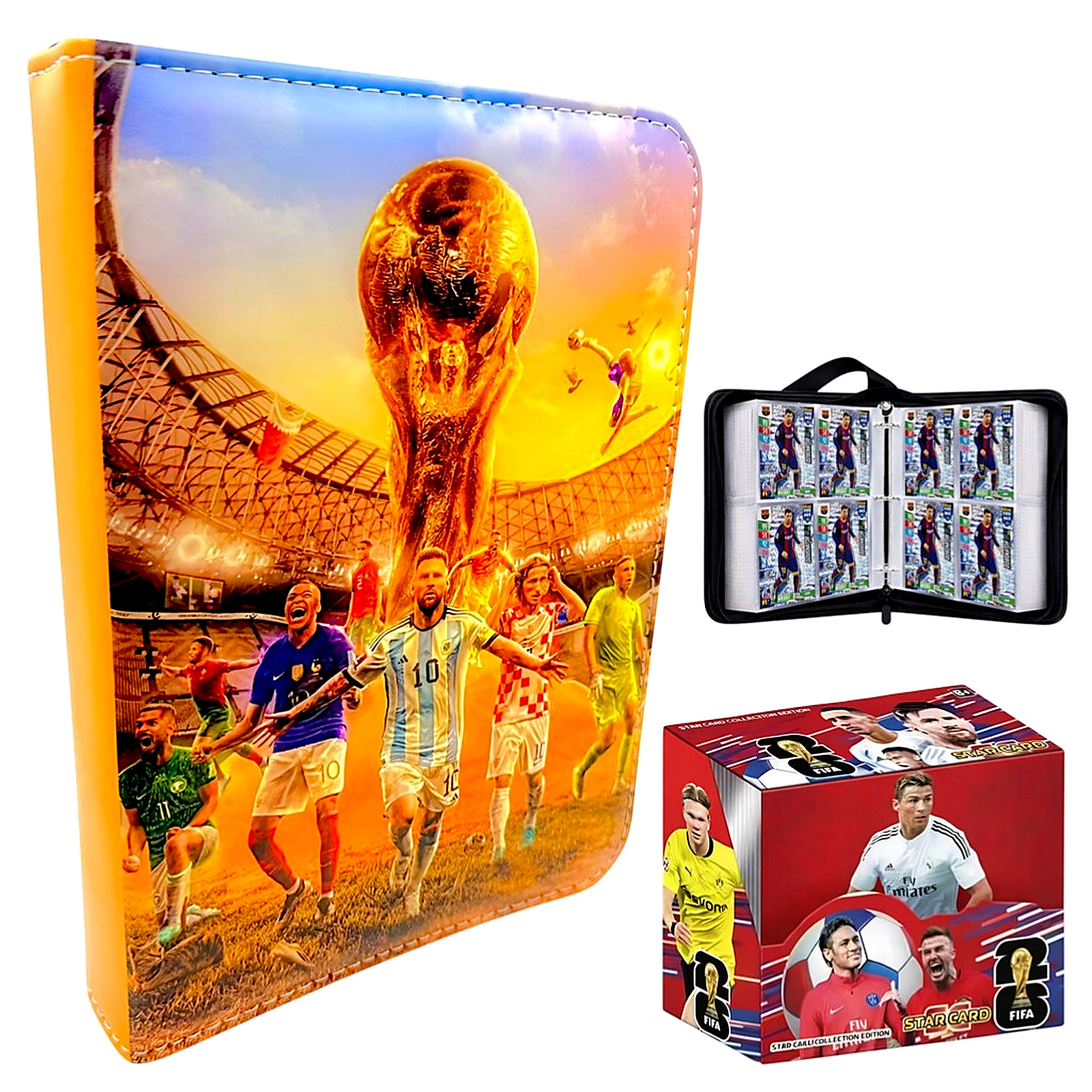 Album piłkarski na 400 kart + Mega Box 288 kart FIFA
