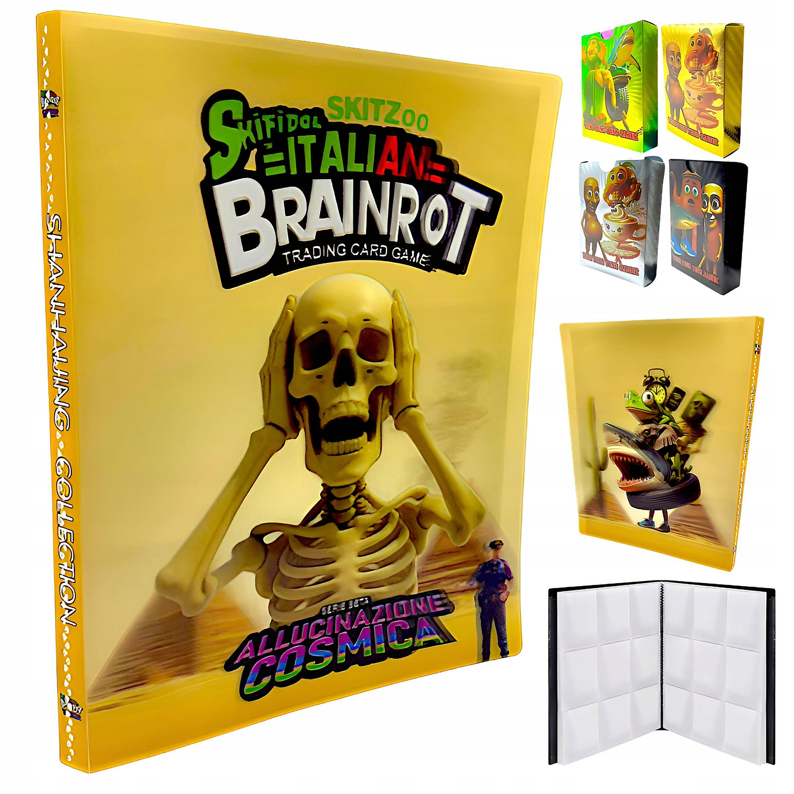 Album Brainrot na 432 karty + 55 kart kolekcjonerskich TCG