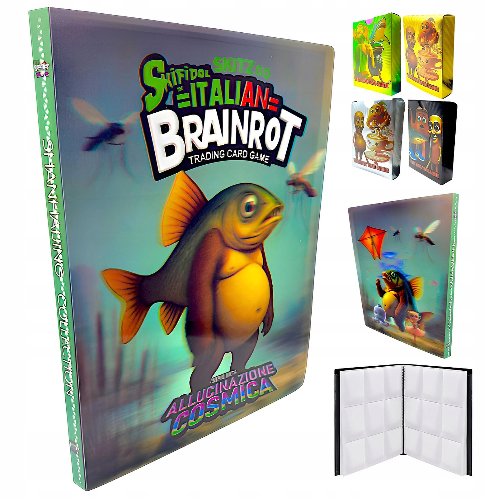 Album Brainrot na 432 karty + 55 kart kolekcjonerskich TCG