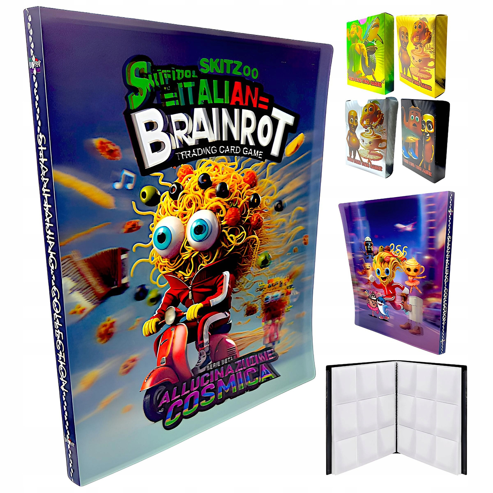 Album Brainrot na 432 karty + 55 kart kolekcjonerskich TCG